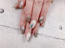 ネイル ビューティーマジック 葛西本店/ニュアンスシェルネイル