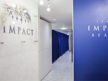 インパクト 岡山駅前サロン(IMPACT)/清潔感あるシンプルな入口