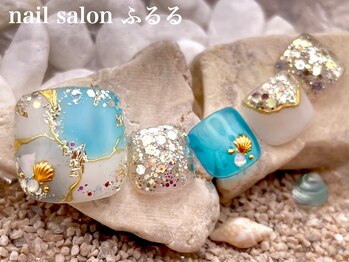 ネイルサロン ふるる 大須店/フットミディアム#762