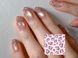 pinkヒョウ柄
