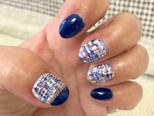 ミナネイル(mina-nail)/ツイードネイル