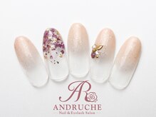 アンドルーチェ 芦屋モンテメール店(ANDRUCHE)/グラデーションクリアネイル