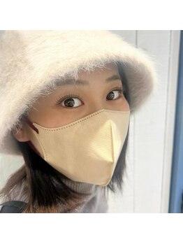 ローリーアイ 原宿/ブラウンフラットマットラッシュ