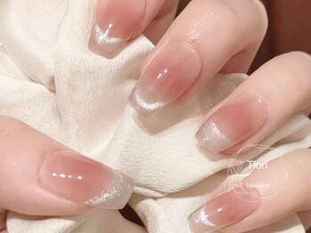 ティオン 川崎店(Tion)/オンブレフレンチ・冬ネイル