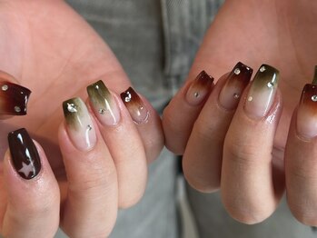 フロウネイル(Flow nail)/simple art