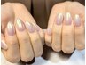 担当者限定【ハンド】２４色から選べるミラー・オーロラネイル￥6600→￥4980