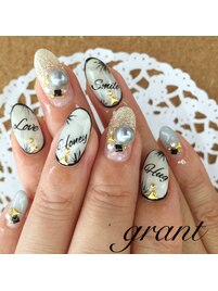 グレー×シャンパンシルバー