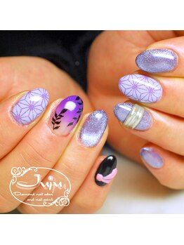 ジュジュ(Juju)/鬼滅の刃ネイル　ねずこネイル