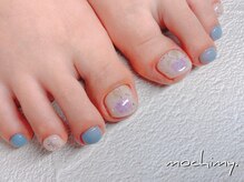 モチミィ(mochimy.)/＊紫陽花フットネイル＊