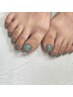 Foot nail☆【オフ・甘皮ケア込】ワンカラー