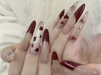 クイーンネイル 新宿(Queen nail)/長さだしデザイン