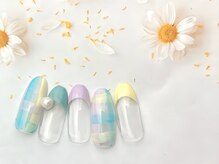 ネイルサロン&スクール ジーナ(GINA)/パステルカラーでチェック