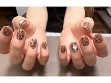 エスネイルサロン(S Nail Salon)/豹柄、キティーちゃんネイル