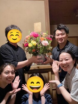 スラープ バイ はりきゅう院米山(slaap)/常連さんと写真!