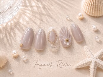 アグニークリッシェ(Agunik Riche)/【大人マーメイドネイル】