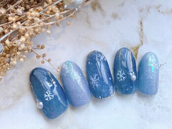 アミネイルズ(AmiNails)/シースルー結晶ネイル♪