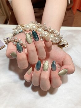 マイスタンネイル(MY STAN NAIL)の写真/21時まで営業☆高丘に美フォルム形成が得意なフィルインサロン！パーツを豊富に取り揃えております♪