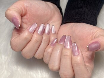 ミキネイルサロン(MiKi Nail Salon)/マグネット＋ミラーライン