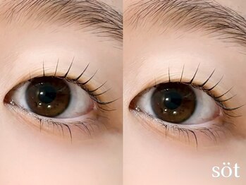 ソート(sot)/一重でも上がるまつげパーマ★