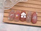 ホイップわんちゃんネイル
