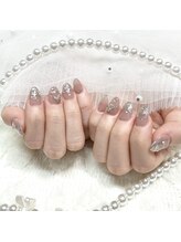 ミニョン(Minyon)/キラキラ蝶々☆春ネイル