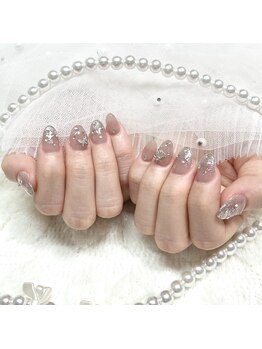 キラキラ蝶々☆春ネイル