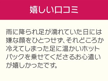 あい接骨院 西院 京都ファミリー院/嬉しい口コミ
