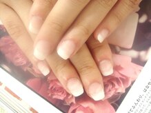 ネイルサロンひまわり/【噛み爪の修復１】長さ出し