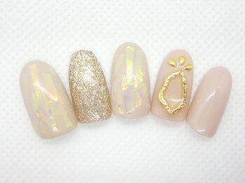 ネイルサロン ロゼオ(Nail salon Roseo)/■渋谷>6990円/オーロラネイル