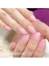 リッシュ(RICHE)/春先取り！細フレンチ×カラグラ