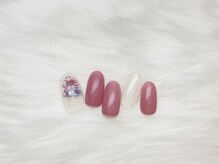 モンスリールネイル(Mon sourire nail)/【ハンド】定額アート6980円