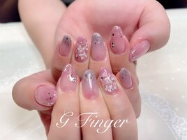 ニュアンス♪紫陽花ネイル