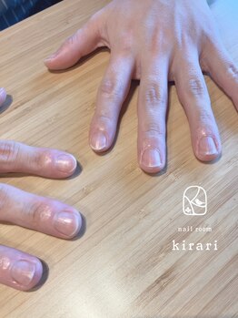 ネイルルームキラリ(nail room kirari)の写真/【メンズ大歓迎!清潔感UPで第一印象も◎】自分では難しいケアはプロにお任せ!どこから見てもキレイな指先へ