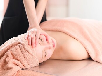 スロウスパ(Slow Spa)の写真/速攻小顔♪華奢みえ効果◎【小顔コルギ＋選べるオプション★60分¥4980】食いしばり・首肩コリも改善！