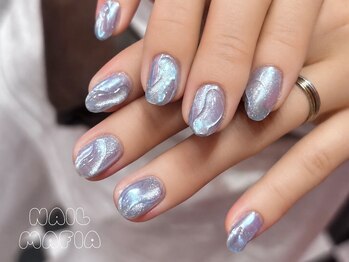 ネイルマフィア 新宿(NAIL MAFIA)の写真/【初回オフ無料】短くてもとびきり可愛く！ショートネイルも NAIL MAFIAにお任せ☆