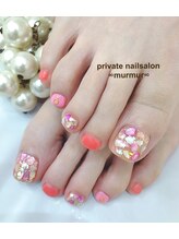 プライベート ネイルサロン マーマ(murmur)/大人可愛いフットデザイン