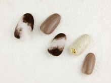 ソウ 難波店 nail salon Sou/秋ブラウンニュアンス☆nail