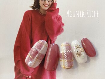 アグニークリッシェ(Agunik Riche)/【チェックネイル】