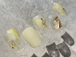 イエローホワイトラメ