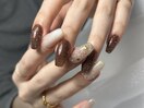 大人可愛いバレンタインネイル♪