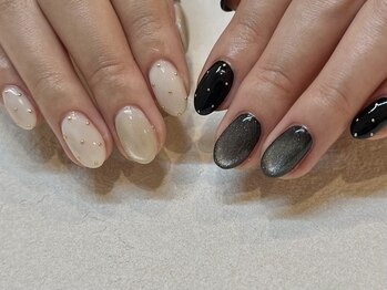 ジュイール ネイル 千葉店(Jouir nail)/きちんと感が出るドット