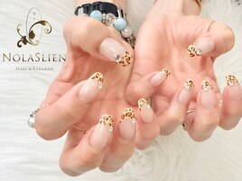 アニマル柄ネイル　東銀座