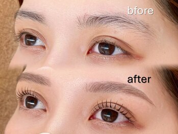 ミオプライベート(mio.PRIVATE)/まつげパーマ＆アイブロウWAX