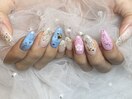 夏ニュアンスネイル♪