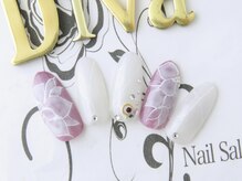ネイルサロン ディーバ ギンザ(Nail salon Diva GINZA)/エレガントフラワー　8500