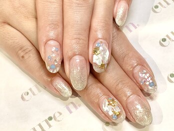 キュアエヌ(cure.n)/定額D☆夏ネイル