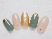 シックネイル(CHIC nail)/ミラーフレンチ