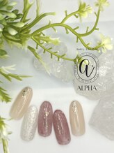 アルファ(ALPHA)/定額ネイル【B】デザイン☆