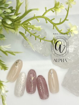 アルファ(ALPHA)/定額ネイル【B】デザイン☆