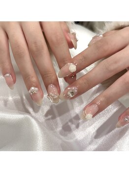 エトワ ル リアン ネイル(Et toi Le Lien nail)/チークマグネットネイル・ririko